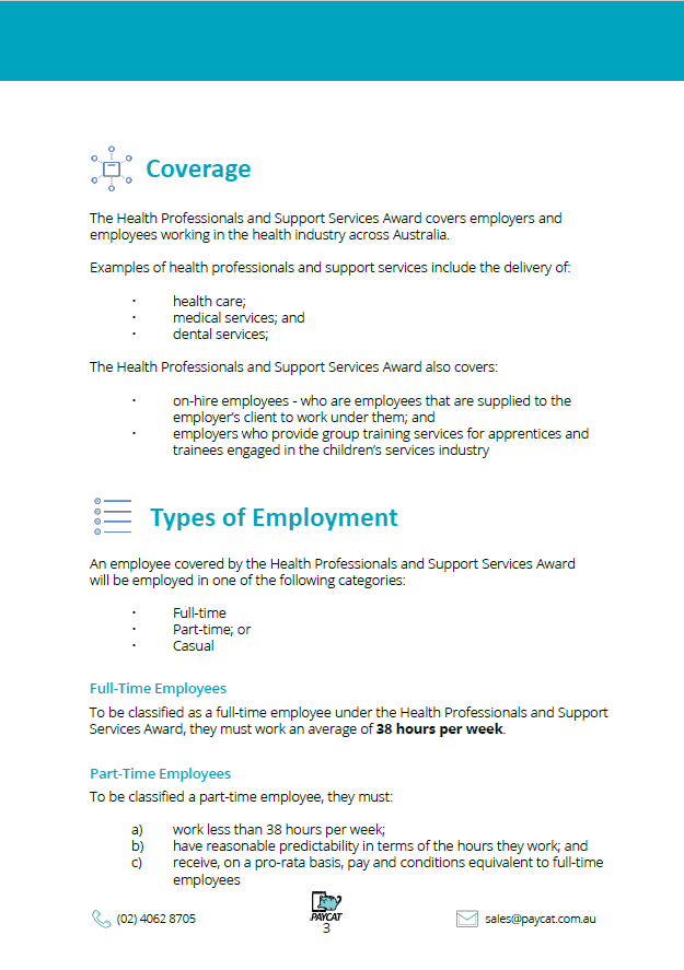 Health Professionals & Support Services Award eBook (MA000047)